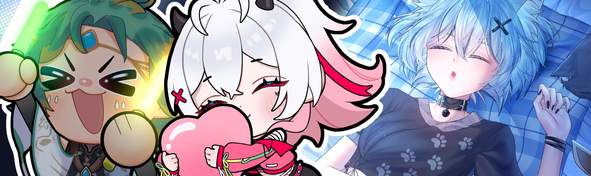 【 Live2D 】Half/Full Body Vtuber Model